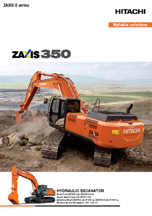 Lánctalpas kotrók Hitachi ZX 350 LCN-5