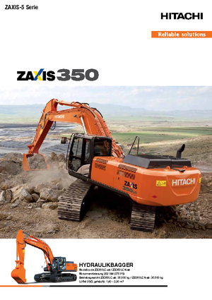 Lánctalpas kotrók Hitachi ZX 350 LCN-5