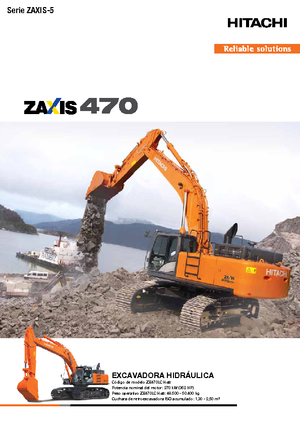 Lánctalpas kotrók Hitachi ZX 470 LCH-5