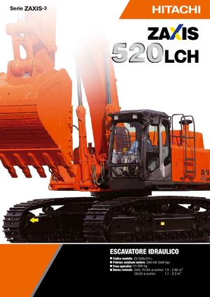 Lánctalpas kotrók Hitachi ZX 520 LCH-3