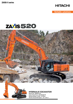 Lánctalpas kotrók Hitachi ZX 520 LCH-5