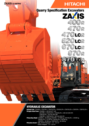 Lánctalpas kotrók Hitachi ZX 520 LCR-3