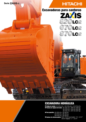 Lánctalpas kotrók Hitachi ZX 870 LCR-3