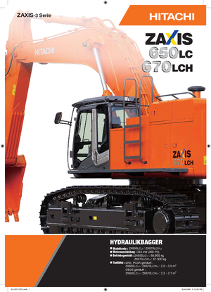 Lánctalpas kotrók Hitachi ZX 670 LCH-3