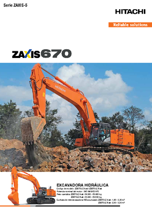 Lánctalpas kotrók Hitachi ZX670LCH-5B
