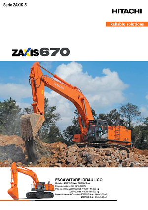 Lánctalpas kotrók Hitachi ZX670LCH-5B