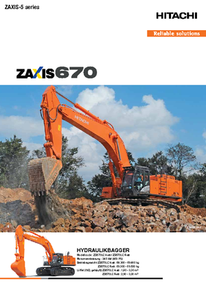 Lánctalpas kotrók Hitachi ZX670LCH-5B