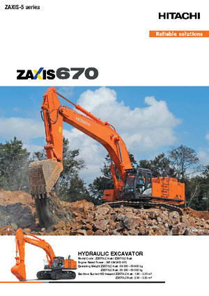 Lánctalpas kotrók Hitachi ZX670LCH-5B
