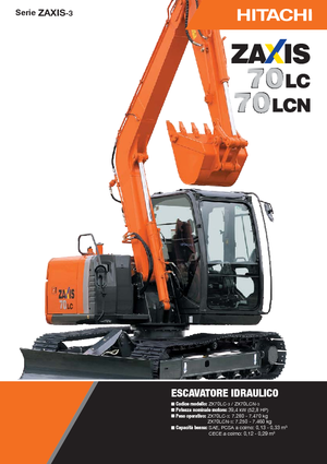 Lánctalpas kotrók Hitachi ZX 70 LC-3