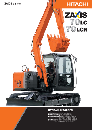 Lánctalpas kotrók Hitachi ZX 70 LC-3