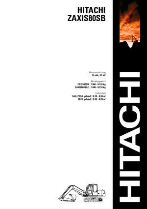 Lánctalpas kotrók Hitachi ZX 80 SB