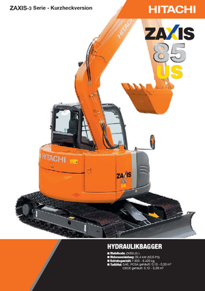 Lánctalpas kotrók Hitachi ZX 85 US-3