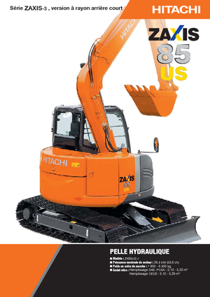 Lánctalpas kotrók Hitachi ZX 85 US-3