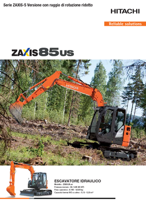 Lánctalpas kotrók Hitachi ZX85US-5A