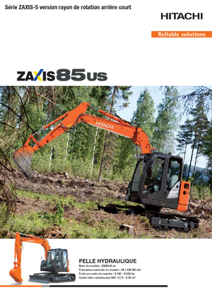 Lánctalpas kotrók Hitachi ZX85US-5A