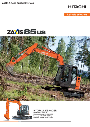 Lánctalpas kotrók Hitachi ZX85US-5A