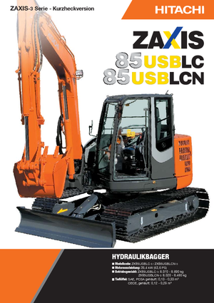Lánctalpas kotrók Hitachi ZX 85 US BLC-3