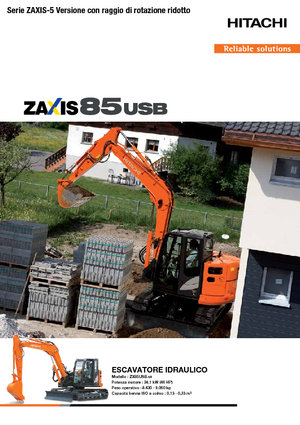 Lánctalpas kotrók Hitachi ZX85USB-5A