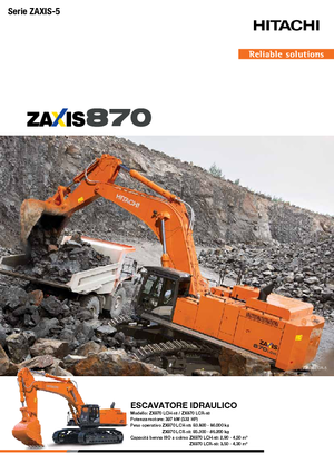 Lánctalpas kotrók Hitachi ZX870LCH-5B