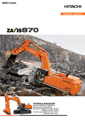 Lánctalpas kotrók Hitachi ZX870LCH-5B
