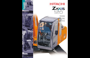 Lánctalpas kotrók Hitachi ZX120