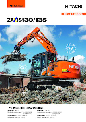 Lánctalpas kotrók Hitachi ZX135US-7