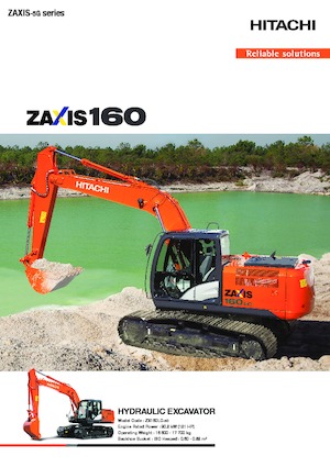 Lánctalpas kotrók Hitachi ZX160LC-5G
