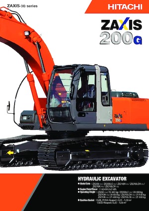 Lánctalpas kotrók Hitachi ZX200-3G
