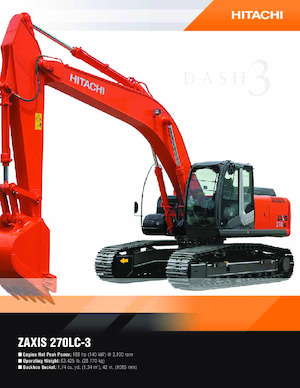 Lánctalpas kotrók Hitachi ZX270LC-3
