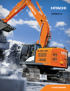 Lánctalpas kotrók Hitachi ZX345