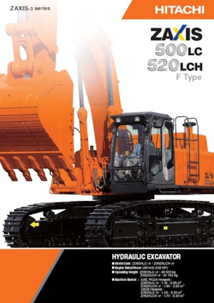 Lánctalpas kotrók Hitachi ZX520LCH-3F