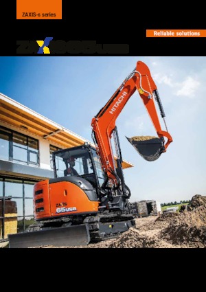 Lánctalpas kotrók Hitachi ZX65USB-6
