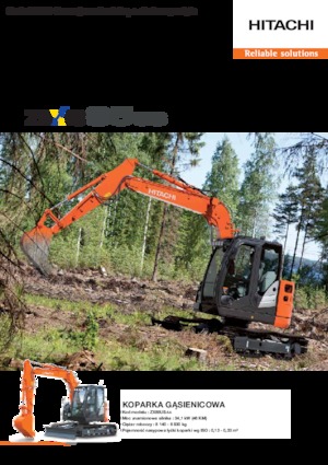 Lánctalpas kotrók Hitachi ZX85US-5A