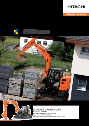 Lánctalpas kotrók Hitachi ZX85USB-5A