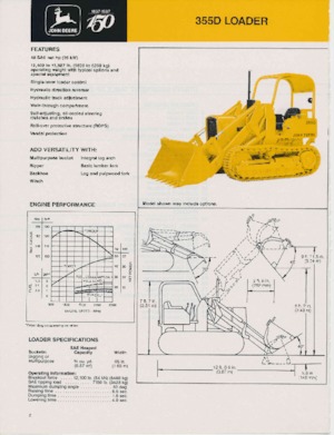 Lánctalpas rakodók John Deere Construction 355 D