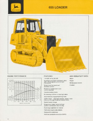 Lánctalpas rakodók John Deere Construction 855
