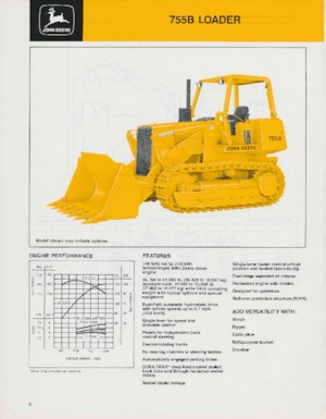 Lánctalpas rakodók John Deere Construction 755 B