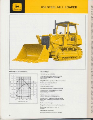 Lánctalpas rakodók John Deere Construction 855