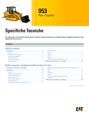 Lánctalpas rakodók Caterpillar 953