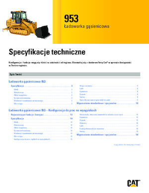 Lánctalpas rakodók Caterpillar 953