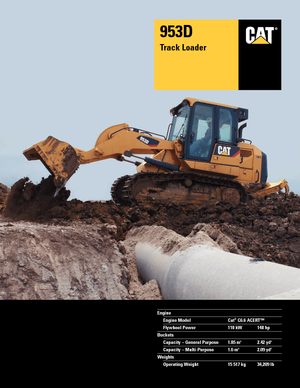 Lánctalpas rakodók Caterpillar 953D