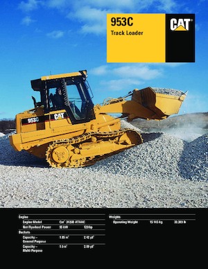 Lánctalpas rakodók Caterpillar 953C