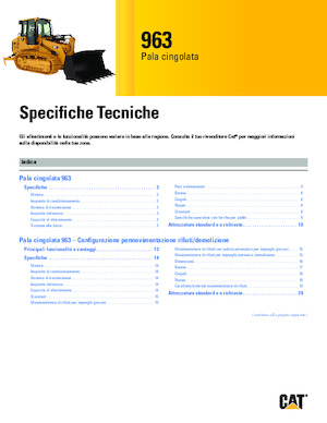 Lánctalpas rakodók Caterpillar 963