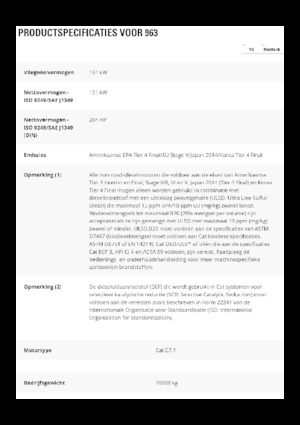 Lánctalpas rakodók Caterpillar 963