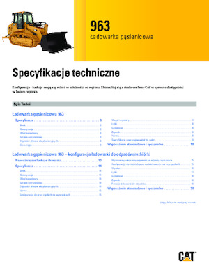 Lánctalpas rakodók Caterpillar 963
