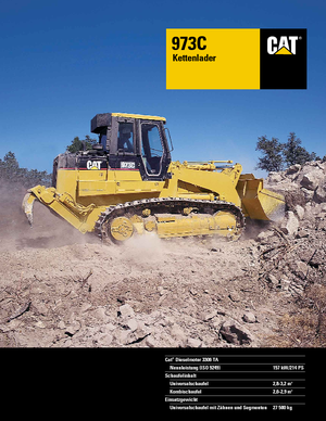 Lánctalpas rakodók Caterpillar 973 C