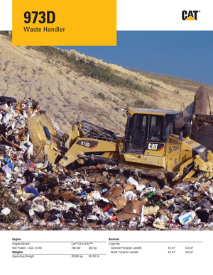 Lánctalpas rakodók Caterpillar 973D