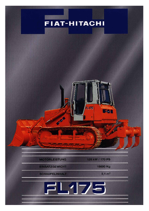 Lánctalpas rakodók Fiat-Hitachi FL 175