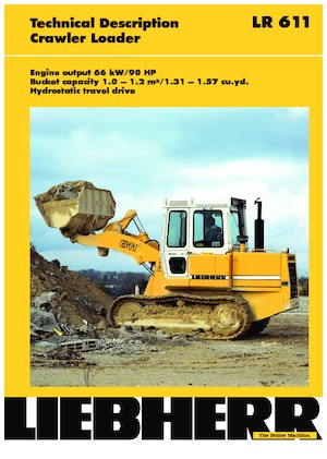 Lánctalpas rakodók Liebherr LR 611 M