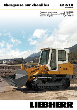 Lánctalpas rakodók Liebherr LR 614